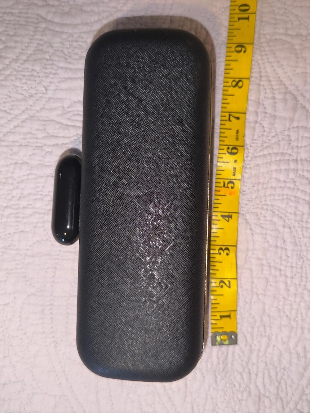 Black Hard Shell Eyewear Case with Snap Pouch
